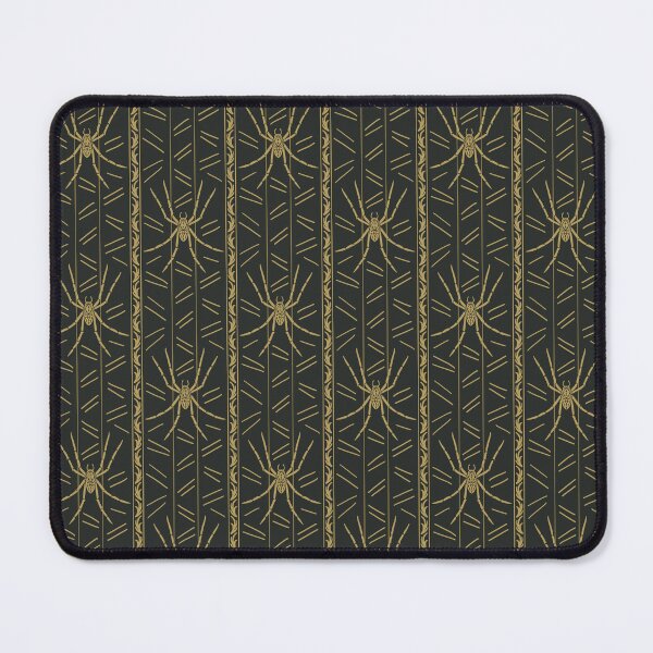 Item preview, Deco Spider Stripes Pattern in Black and Gold designed and sold by Doodle Finch Designs.