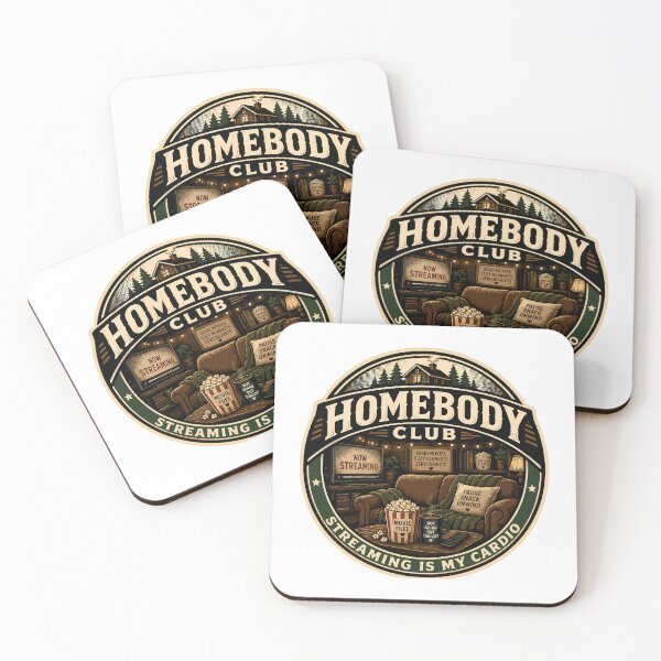 Item preview, Homebody Club Streaming Is My Cardio Funny Movie Night Sticker Cozy Humor designed and sold by Nubrixa-Studio.
