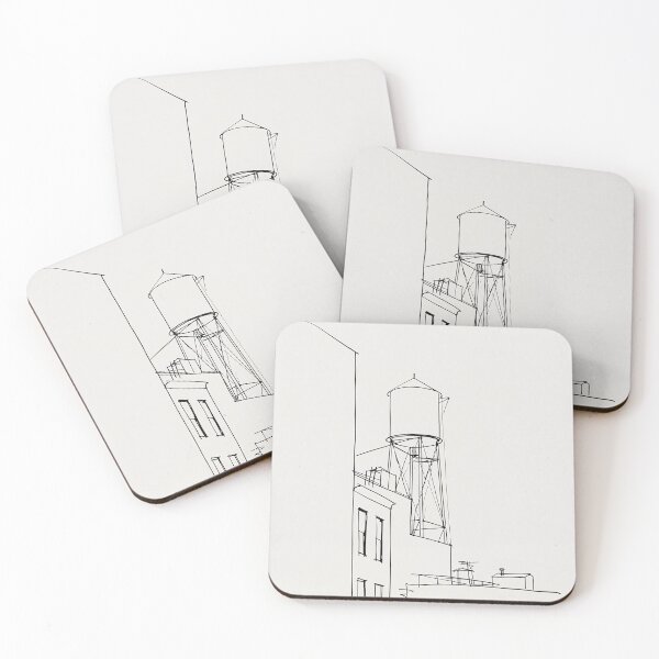 Item preview, New york Water Tank Silhouette - The New York Series #6 designed and sold by lautir.