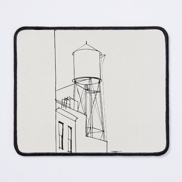 Item preview, New york Water Tank Silhouette - The New York Series #6 designed and sold by lautir.