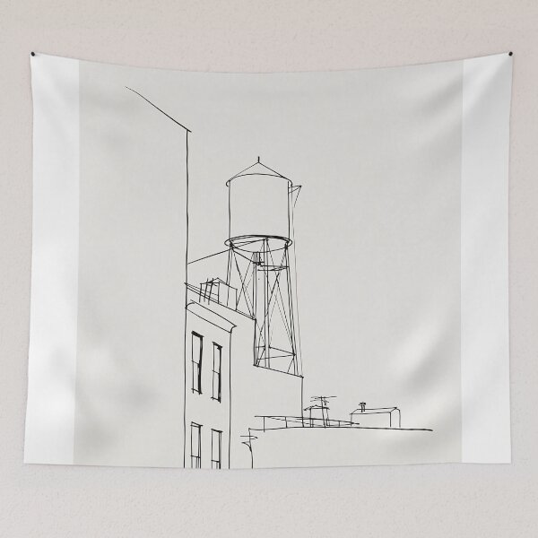 Item preview, New york Water Tank Silhouette - The New York Series #6 designed and sold by lautir.