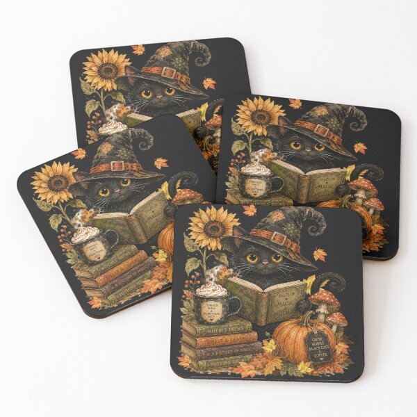 Item preview, Vintage Black Cat Halloween Retro Aesthetic designed and sold by tamdevo1.