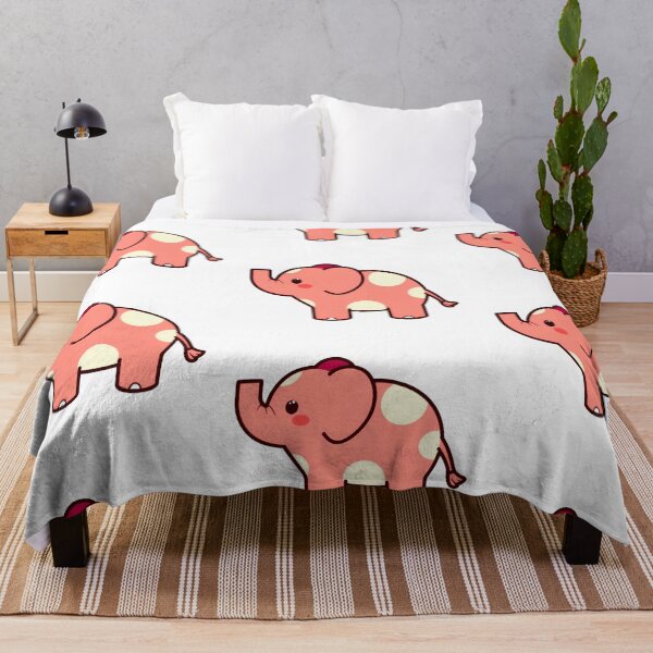 Item preview, Cute Kawaii Pink Elephant Cartoon, Adorable Baby Elephant, Sweet Animal Sticker, Minimal Cute Graphic for Kids & Animal Lovers designed and sold by PrintelloTH.