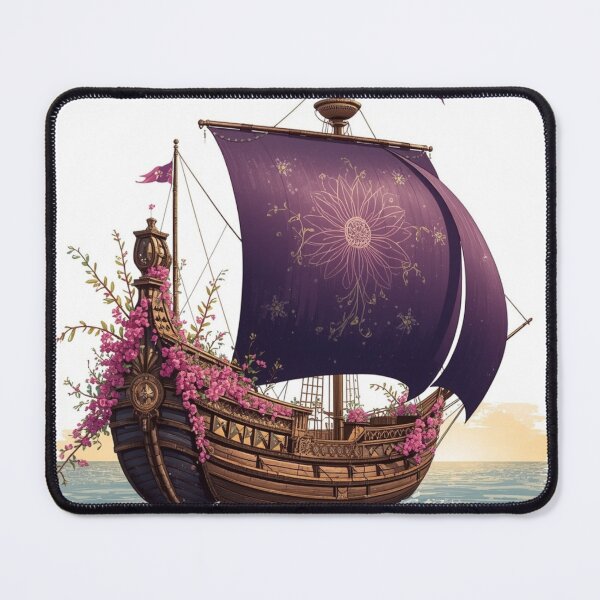 Item preview, Phoenician Ship Purple Sail designed and sold by carthagia.