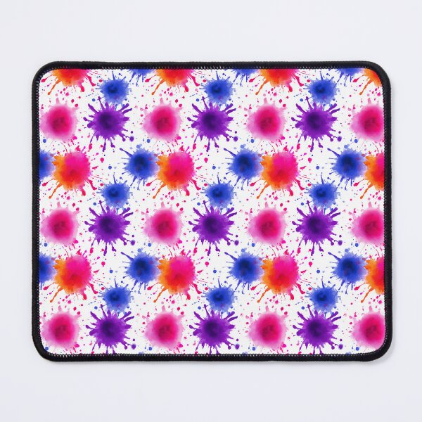 Item preview, Spiky Blue And Purple Watercolor Splatter Pattern designed and sold by igraphixart.