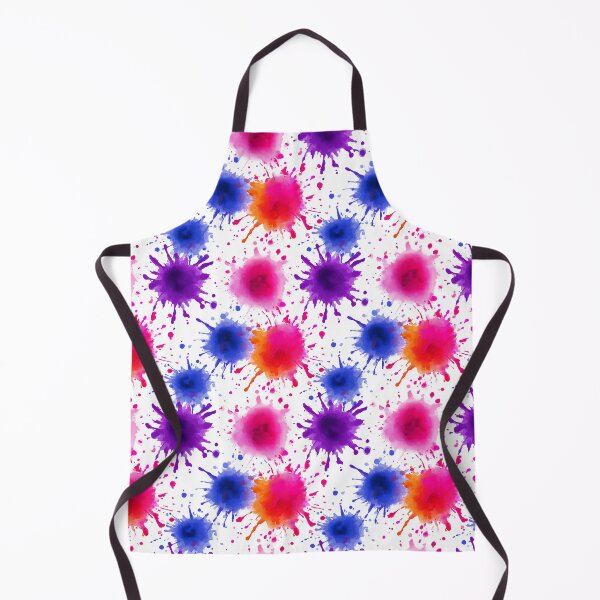 Item preview, Spiky Blue And Purple Watercolor Splatter Pattern designed and sold by igraphixart.