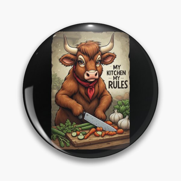 Item preview, My Kitchen, My Rules designed and sold by halibutgoatramb.