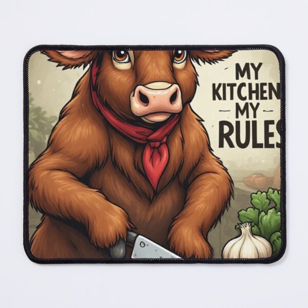 Item preview, My Kitchen, My Rules designed and sold by halibutgoatramb.