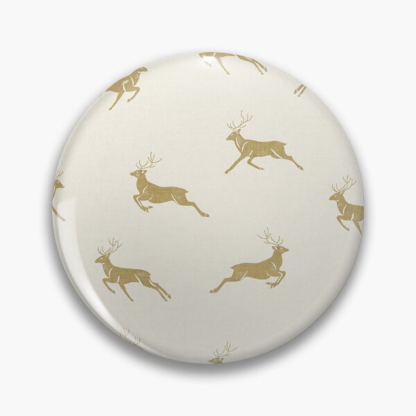 Item preview, Tan Sand Woodland Deer Scandinavian Folk Rustic Cabin designed and sold by RenattaZare.