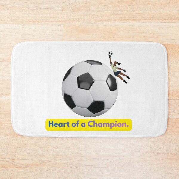 Item preview, Heart of a Champion Soccer SVG | Football Player SVG | Sports Quote SVG | Cricut Cut File | PNG | DXF | EPS designed and sold by UrbanEchoHub.