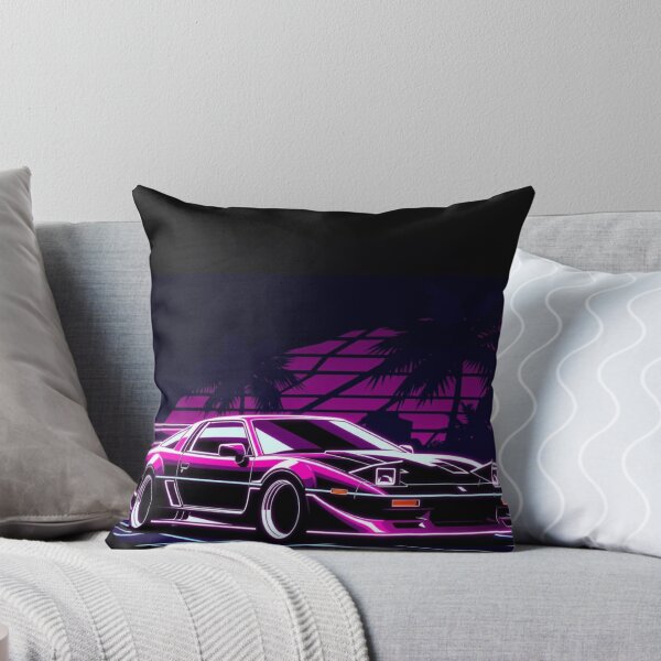 Item preview, Neon Cyberpunk Muscle Car Night City Vector Art designed and sold by Nexus Space.
