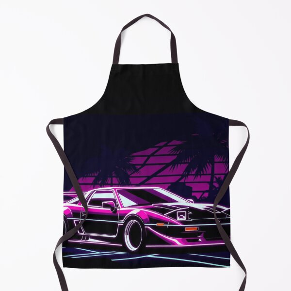 Item preview, Neon Cyberpunk Muscle Car Night City Vector Art designed and sold by Nexus Space.