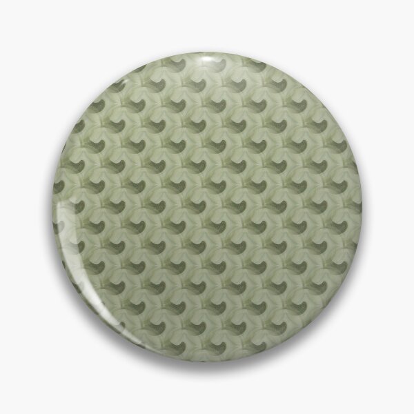 Item preview, Retro Circle Swirl Pattern in Green designed and sold by Artistestella.