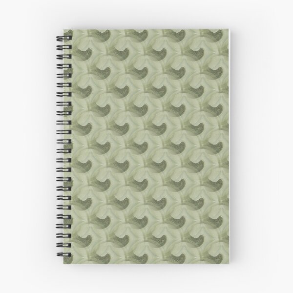 Item preview, Retro Circle Swirl Pattern in Green designed and sold by Artistestella.