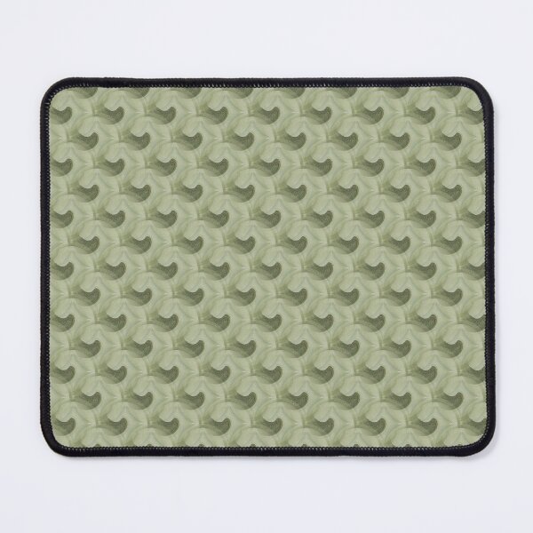 Item preview, Retro Circle Swirl Pattern in Green designed and sold by Artistestella.