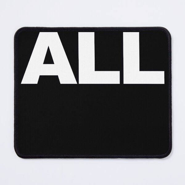 Item preview, ALL — White Minimal Bold Type Statement designed and sold by WORDPAUSE.
