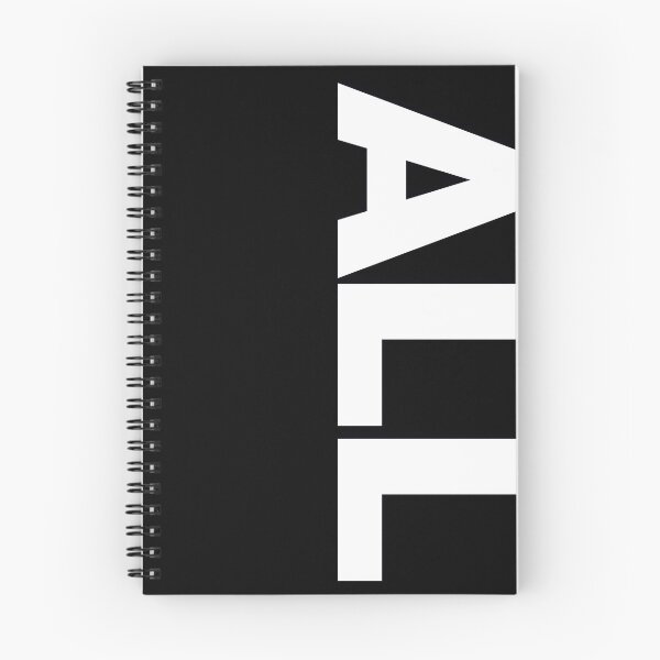 Item preview, ALL — White Minimal Bold Type Statement designed and sold by WORDPAUSE.