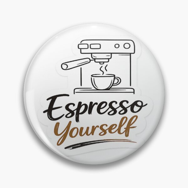 Item preview, Espresso Yourself Sticker designed and sold by Genzfirevibes.