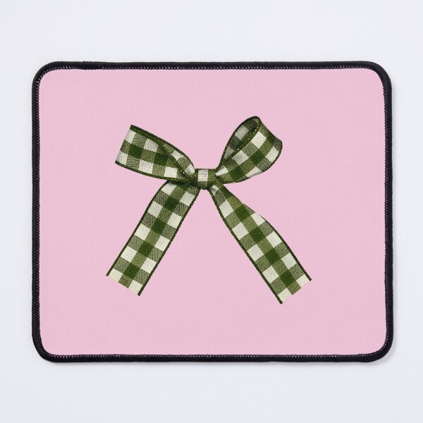 Item preview, Plaid Green Bow Coquette Cottagecore Cute Ribbon Aesthetic Design designed and sold by ronakris009.