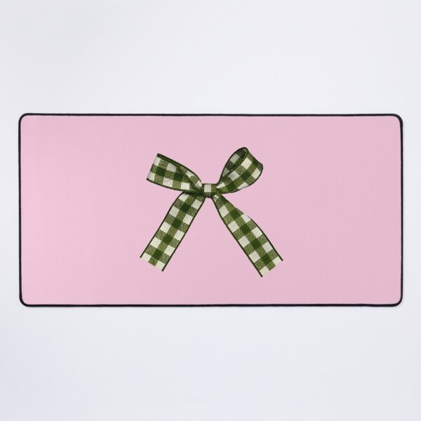 Item preview, Plaid Green Bow Coquette Cottagecore Cute Ribbon Aesthetic Design designed and sold by ronakris009.