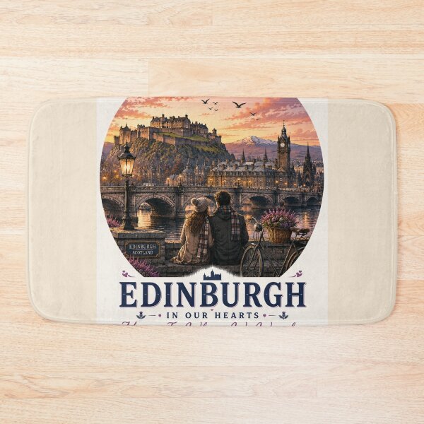 Item preview, Edinburgh In Our Hearts Home Is Where We Wander designed and sold by BagFactoryUK.