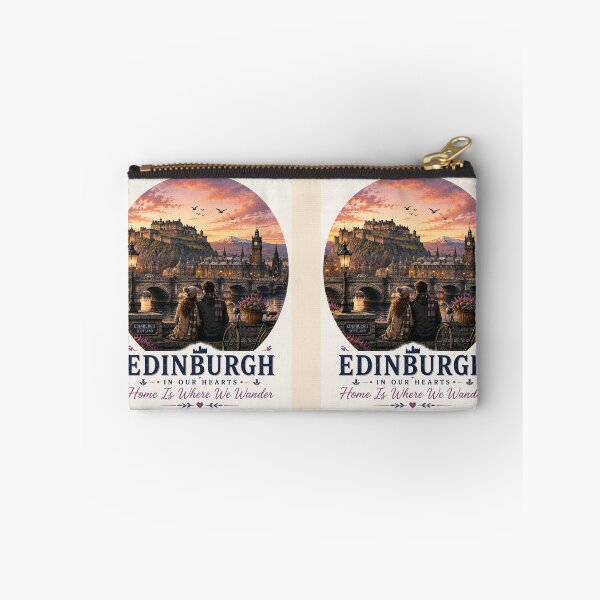 Item preview, Edinburgh In Our Hearts Home Is Where We Wander designed and sold by BagFactoryUK.