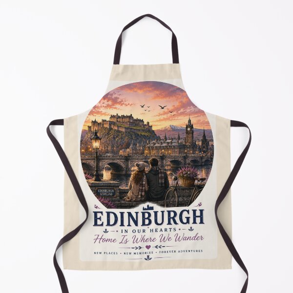 Item preview, Edinburgh In Our Hearts Home Is Where We Wander designed and sold by BagFactoryUK.