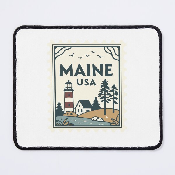 Item preview, Maine Usa State Pride New England Travel Souvenir designed and sold by Simsimah26Parks.