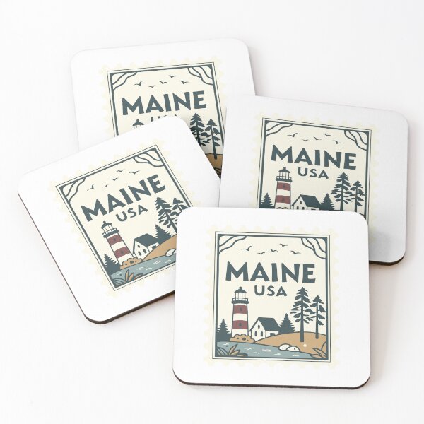 Item preview, Maine Usa State Pride New England Travel Souvenir designed and sold by Simsimah26Parks.