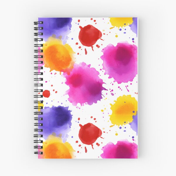 Item preview, Colorful Round Watercolor Drops Abstract Pattern designed and sold by igraphixart.