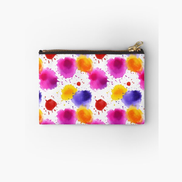 Item preview, Colorful Round Watercolor Drops Abstract Pattern designed and sold by igraphixart.