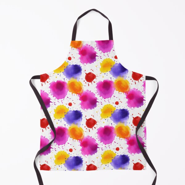 Item preview, Colorful Round Watercolor Drops Abstract Pattern designed and sold by igraphixart.