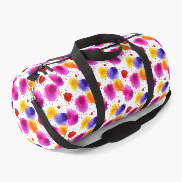 Item preview, Colorful Round Watercolor Drops Abstract Pattern designed and sold by igraphixart.