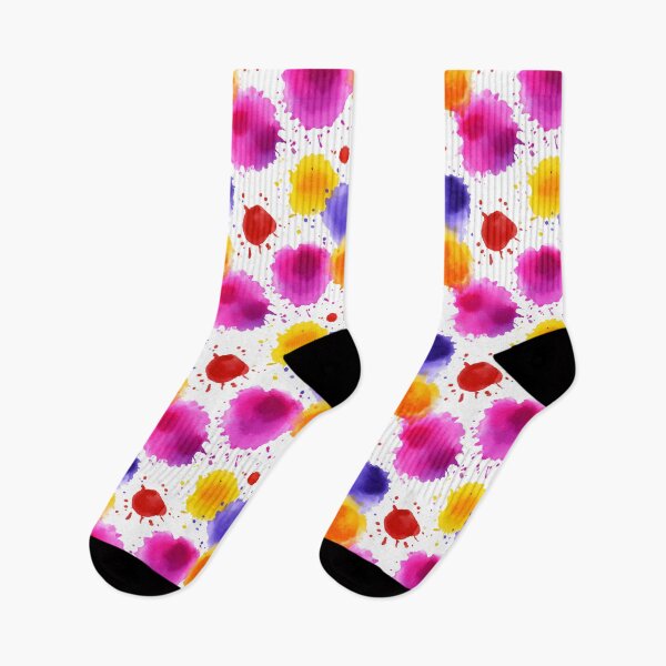 Artikelvorschau, Colorful Round Watercolor Drops Abstract Pattern entworfen und verkauft von igraphixart.