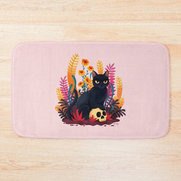 Item preview, Skull Kitty Cute Gothic Cat Halloween Kawaii Spooky Aesthetic Design designed and sold by ronakris009.