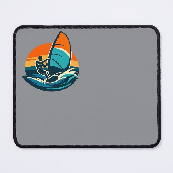 Item preview, Modern Windsurfer Wave T-Shirt | Bold Ocean Sunset Sports Design designed and sold by SilentPowerArt.