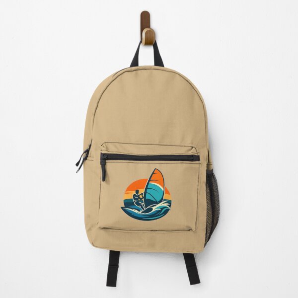 Item preview, Modern Windsurfer Wave T-Shirt | Bold Ocean Sunset Sports Design designed and sold by SilentPowerArt.