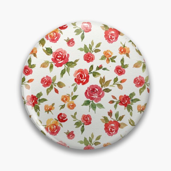 Item preview, Charming Watercolor Wildflower Rose Pattern designed and sold by wissal.studio.