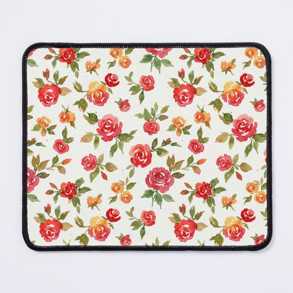 Item preview, Charming Watercolor Wildflower Rose Pattern designed and sold by wissal.studio.