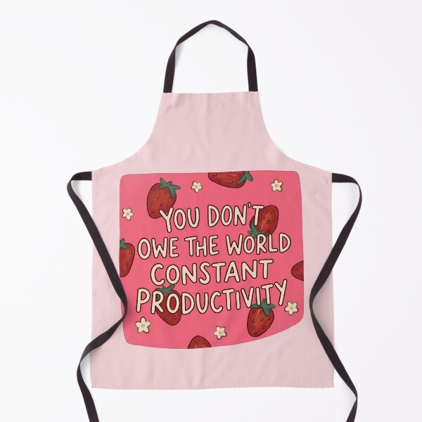 Item preview, Strawberry Mental Health Affirmation Anti Hustle Self Care Cute Design designed and sold by ronakris009.