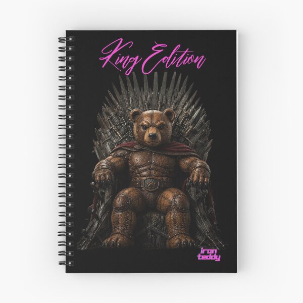 Item preview, Iron Teddy King – Bear of the Iron Throne designed and sold by Woof-zil.