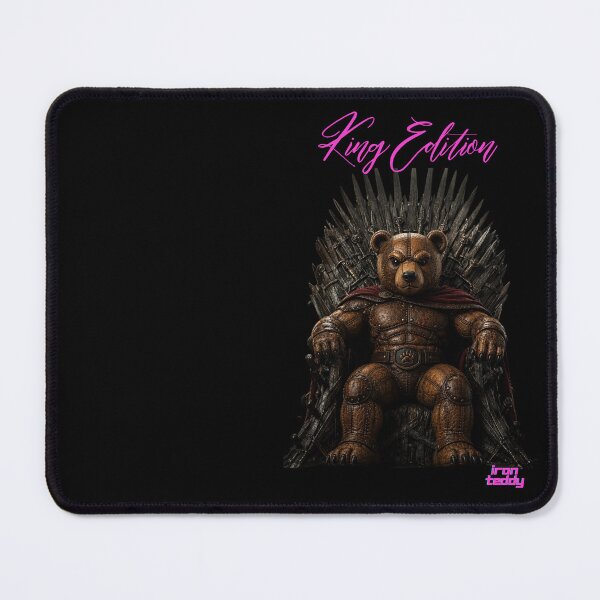 Item preview, Iron Teddy King – Bear of the Iron Throne designed and sold by Woof-zil.