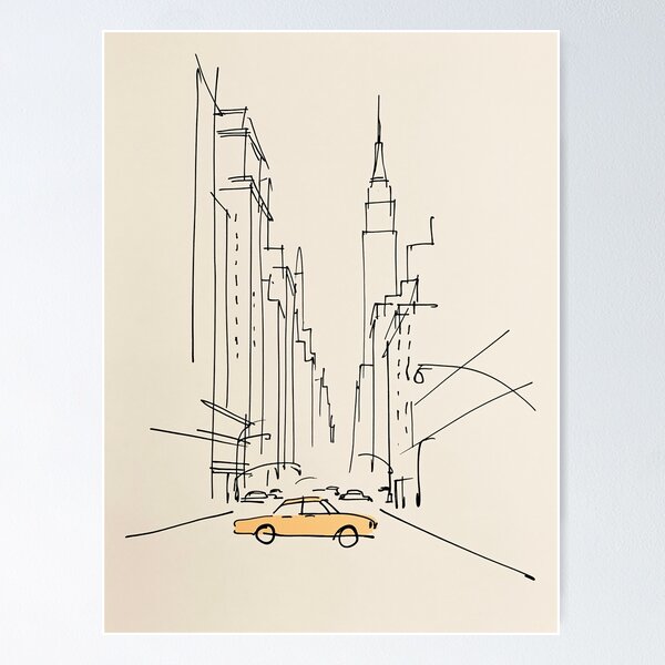 Item preview, The Yellow Cab - The New York Series #8 designed and sold by lautir.