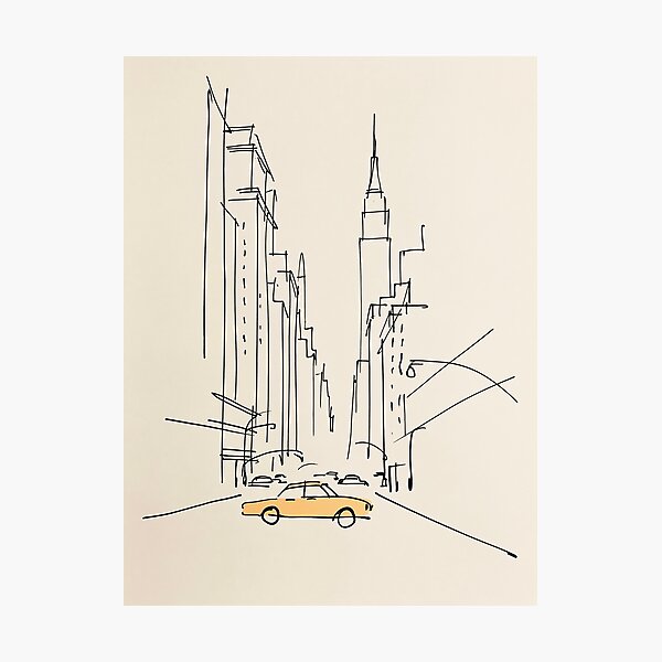 Item preview, The Yellow Cab - The New York Series #8 designed and sold by lautir.