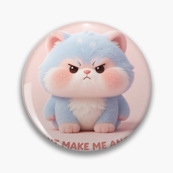 Item preview, Dont make me angry-Cute Grumpy Fluffy cat designed and sold by nominiq.