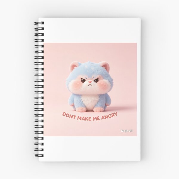 Item preview, Dont make me angry-Cute Grumpy Fluffy cat designed and sold by nominiq.