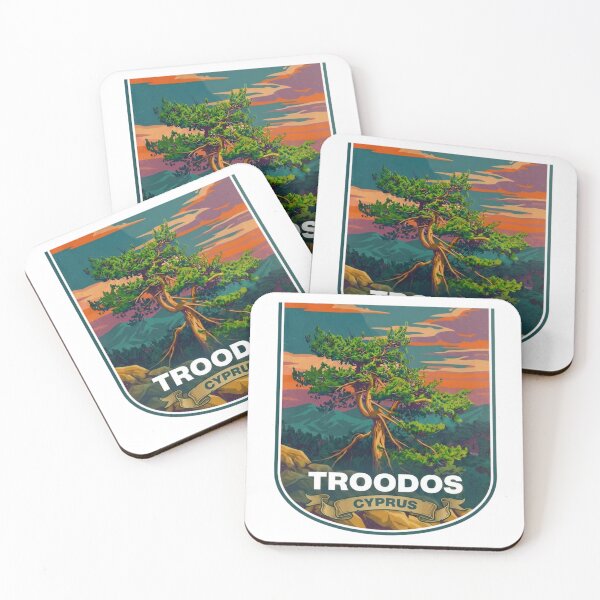 Item preview, troodos cyprus retro art designed and sold by Anna Sacha.