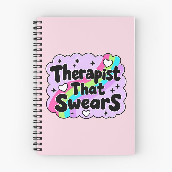 Item preview, Therapist That Swears Funny Mental Health Counselor Gift Retro Design designed and sold by ronakris009.