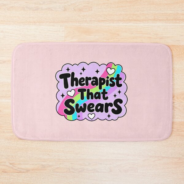 Item preview, Therapist That Swears Funny Mental Health Counselor Gift Retro Design designed and sold by ronakris009.