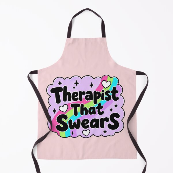 Item preview, Therapist That Swears Funny Mental Health Counselor Gift Retro Design designed and sold by ronakris009.